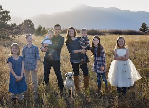 Ryan McKeel with his family